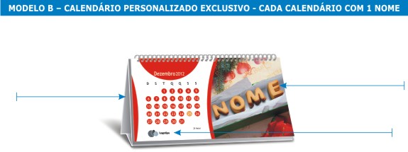calendario de mesa 2012